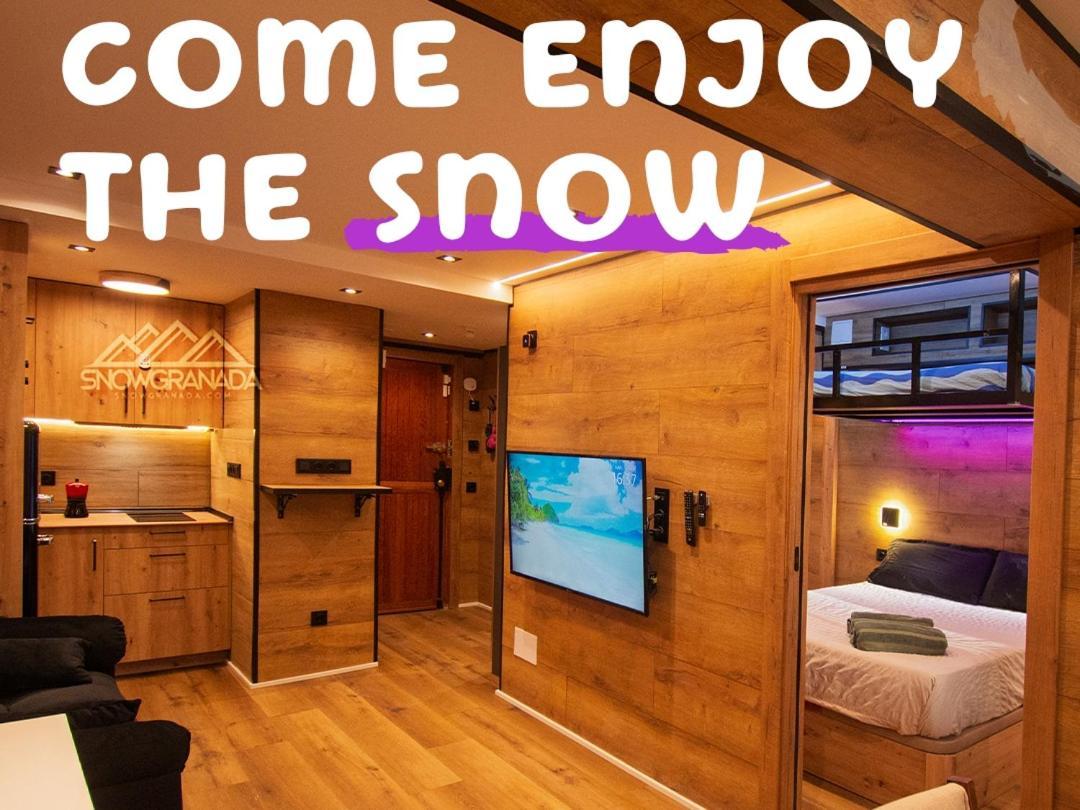 Ferienwohnung Snowgranada Love Snow Jacuzzi Sierra Nevada Exterior foto