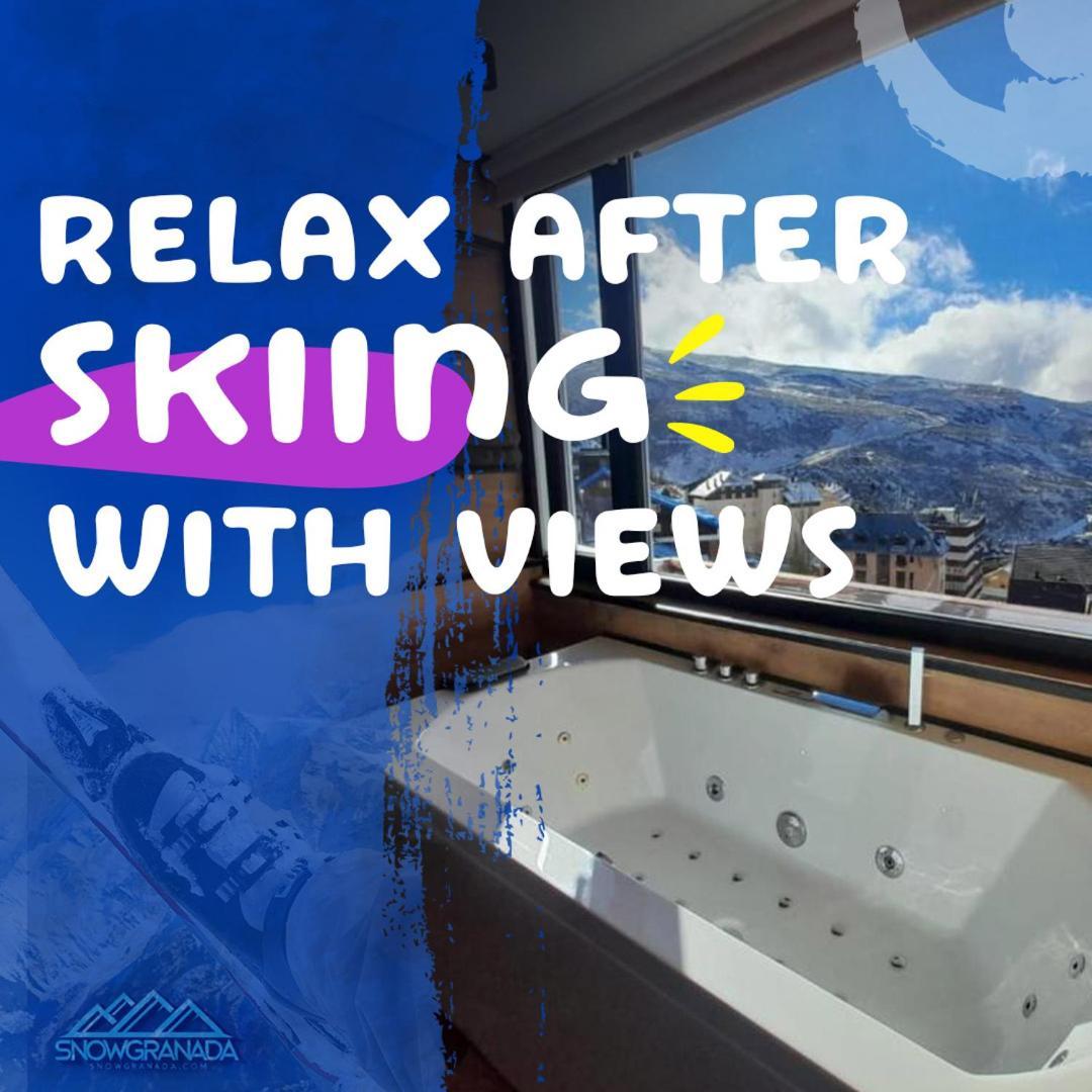 Ferienwohnung Snowgranada Love Snow Jacuzzi Sierra Nevada Exterior foto